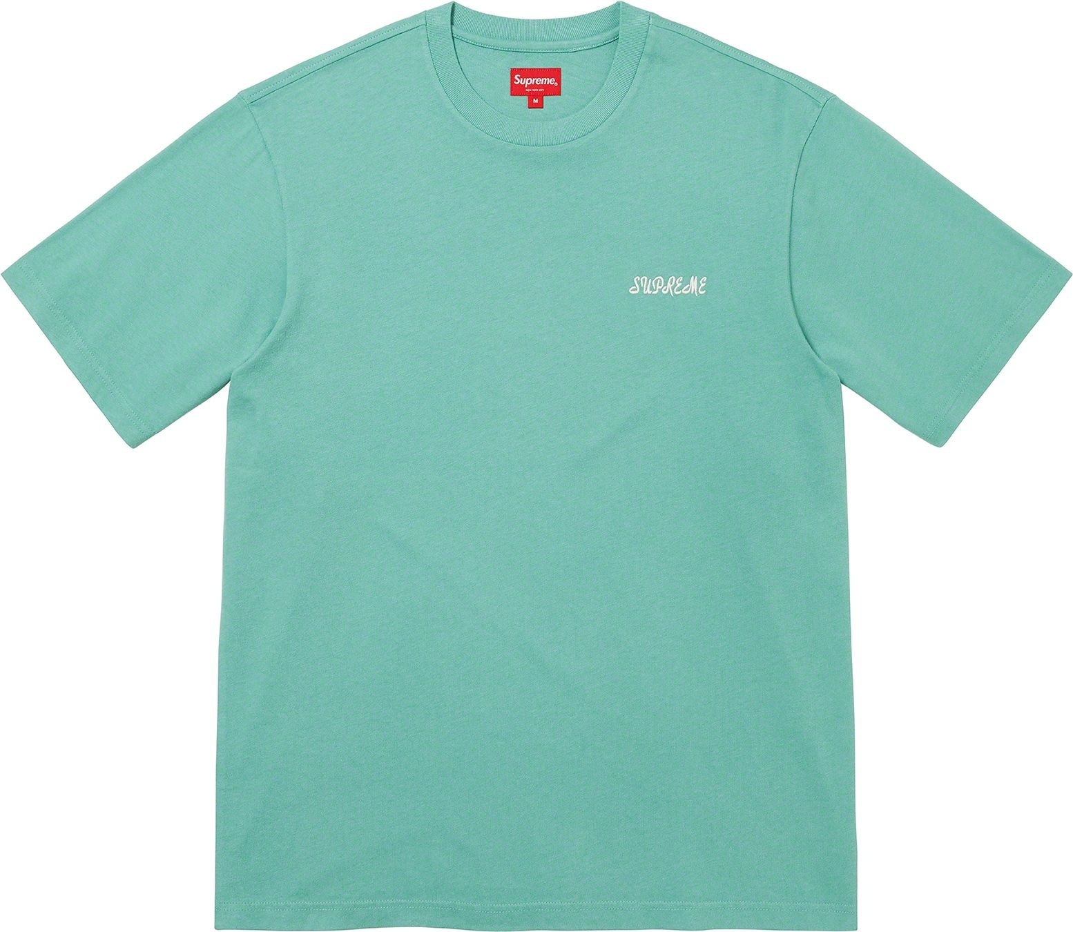 Washed Script S/S Top view 17